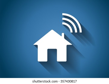 Wi-Fi Transmission of Data. Vector Illustration. EPS10
