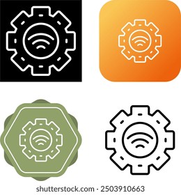 Wifi Unique Vector Icon Illustration