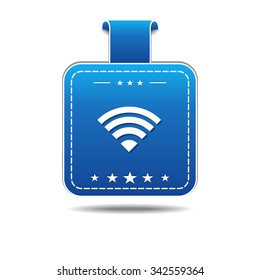 WIFI Vector blue Vector Icon Design