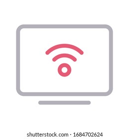 wifi vector color line icon 