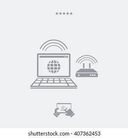WI-FI vector concept icon