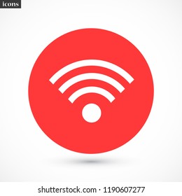 Wi-Fi vector icon 10 eps