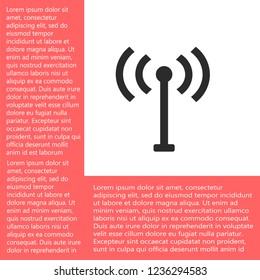 Wi-Fi vector icon 10 eps