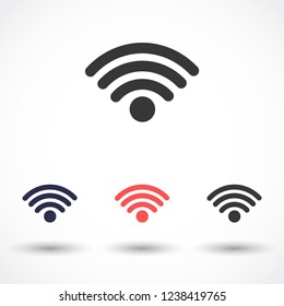 Wi-Fi vector icon 10 eps