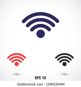 Wi-Fi vector icon 10 eps