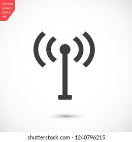 Wi-Fi vector icon 10 eps