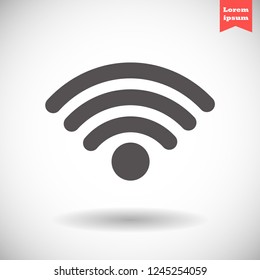 Wi-Fi vector icon 10 eps