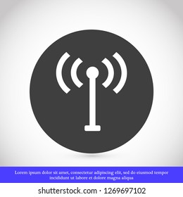 Wi-Fi vector icon 10 eps