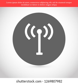 Wi-Fi vector icon 10 eps