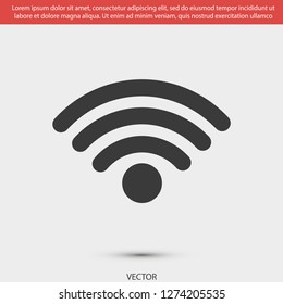 Wi-Fi vector icon 10 eps