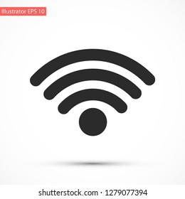 Wi-Fi vector icon 10 eps