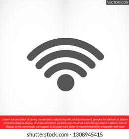 Wi-Fi vector icon 10 eps