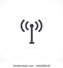 Wi-Fi vector icon 10 eps , Lorem ipsum Flat design