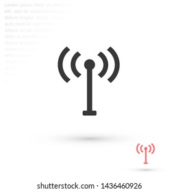Wi-Fi vector icon 10 eps , Lorem ipsum Flat design