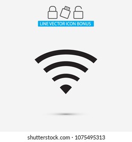 Wi-Fi Vector icon