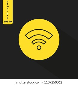 Wifi vector icon