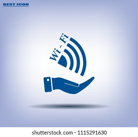 Wi-Fi vector icon