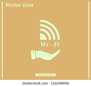 Wi-Fi vector icon
