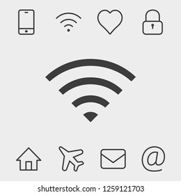 Wifi vector icon