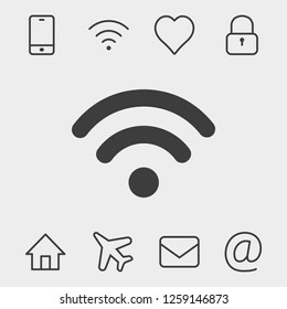 Wifi vector icon