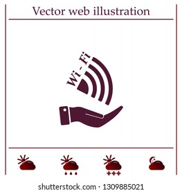 Wi-Fi vector icon