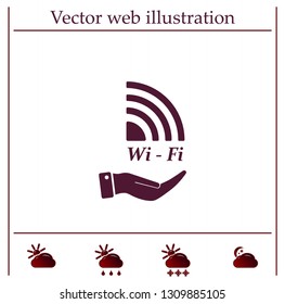 Wi-Fi vector icon