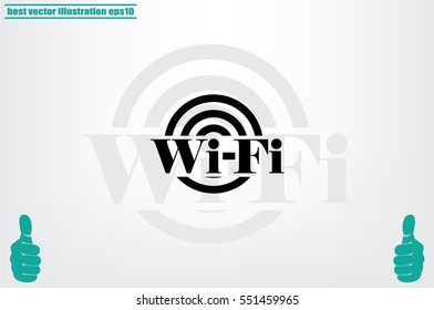 Wi-Fi vector icon