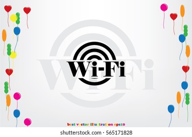 Wi-Fi vector icon