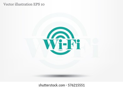 Wi-Fi vector icon.
