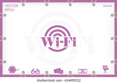 Wi-Fi vector icon