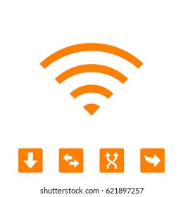 Wifi vector icon