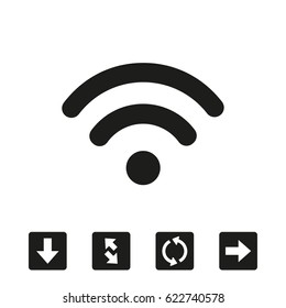 Wifi vector icon