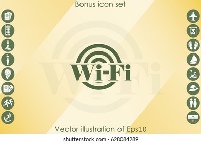 Wi-Fi vector icon