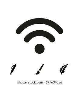 Wifi vector icon