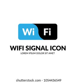 wifi vector icon.Can be used as icon or logo for websites, applications, mobile and UI design, vector illustration