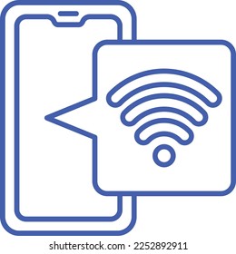 Icono vector Wifi. Se puede usar para imprimir, móviles y aplicaciones web.