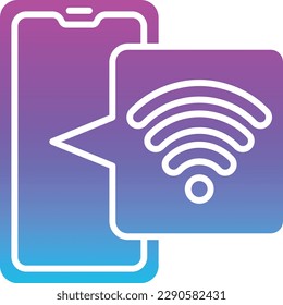 Wifi vector icon. Can be used for printing, mobile and web applications.