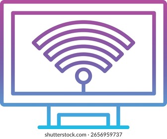 Icono de Vector Wifi. Se puede utilizar para aplicaciones de impresión, móviles y de Web.