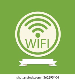 WIFI vector icon concept illustration