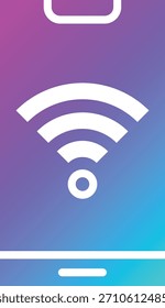 Illustration zum Wifi-Vektorsymbol