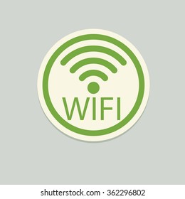 WIFI vector icon illustration