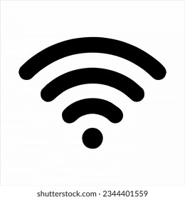 Wifi vector icon and illustration on white background