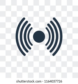 Wifi vector icon isolated on transparent background, Wifi logo concept