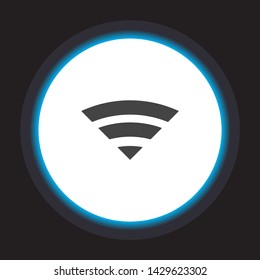 Wi-Fi Vector icon . Lorem Ipsum Illustration design