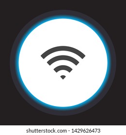 WiFi Vector icon . Lorem Ipsum Illustration design