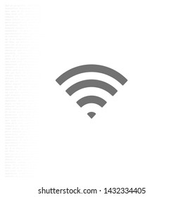 WiFi Vector icon . Lorem Ipsum Illustration design