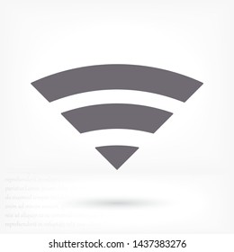 Wi-Fi Vector icon . Lorem Ipsum Illustration design