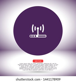 Wi-Fi vector icon , Lorem ipsum flat design