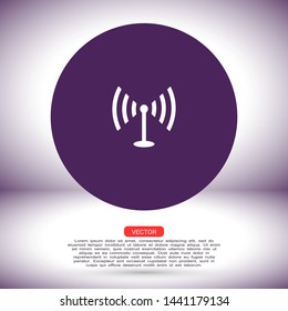 Wi-Fi vector icon , Lorem ipsum flat design