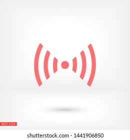 Wi-Fi vector icon , Lorem ipsum flat design